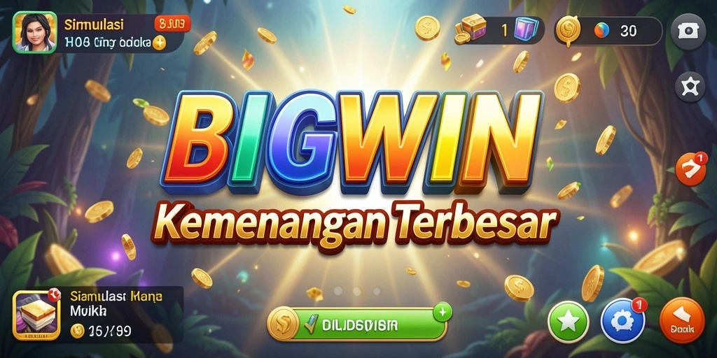 Tampilan utama gameplay BIGWIN yang penuh aksi dan ketegangan.
