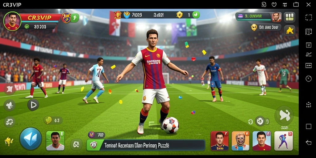 Tampilan gameplay <strong>CR7VIP</strong> yang menarik dan menantang untuk semua pemain puzzle.