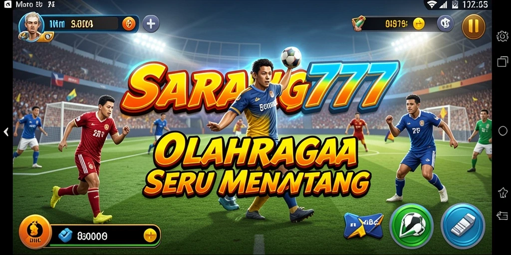 Tampilan menarik dari gameplay SARANG777 yang penuh aksi olahraga.